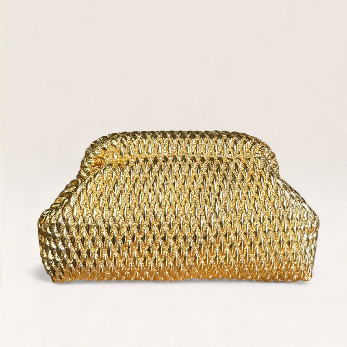 Gold Luxury Evening Clutch Bag for Women — Elegant Dinner Party Handbag