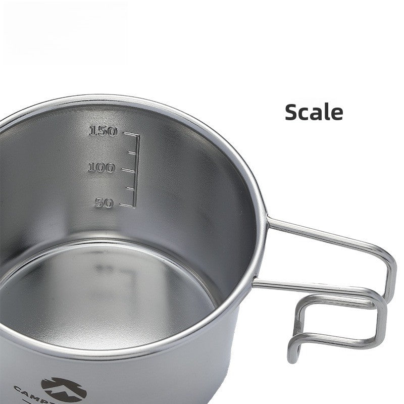 S180 Stainless Steel Snow Coffee Cup – Outdoor Camping Portable Drinkware