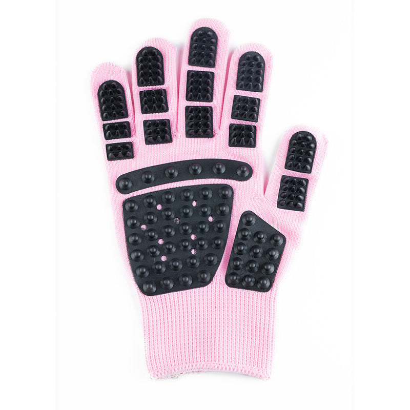 Pet Bath Massage Glove Comb for Dogs & Cats – Silicone Grooming Brush with Hair Removal
