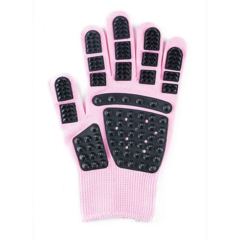 Pet Bath Massage Glove Comb for Dogs & Cats – Silicone Grooming Brush with Hair Removal