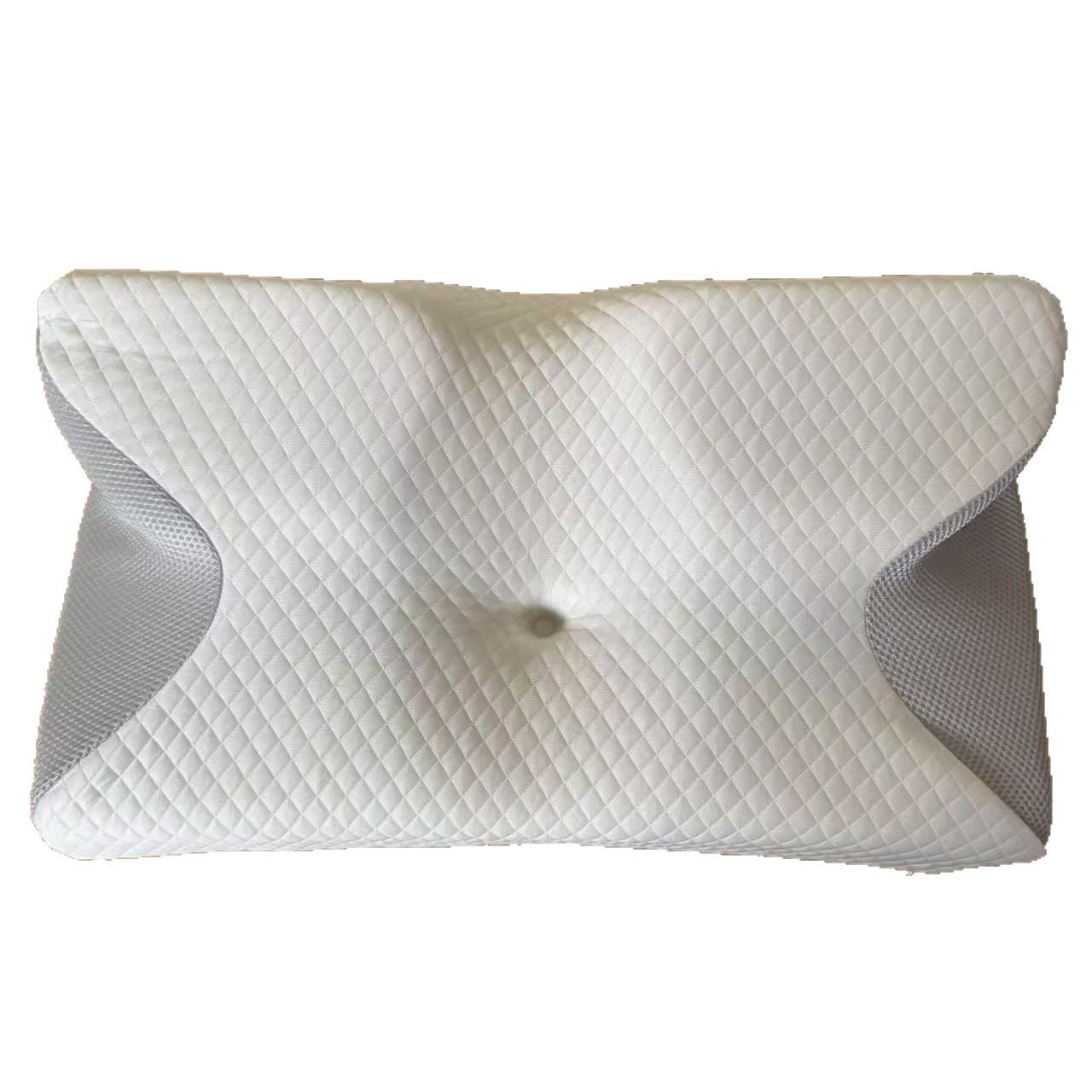 Memory Foam Butterfly Pillow – Ergonomic Cervical Support Pillow with Ice Silk Cover