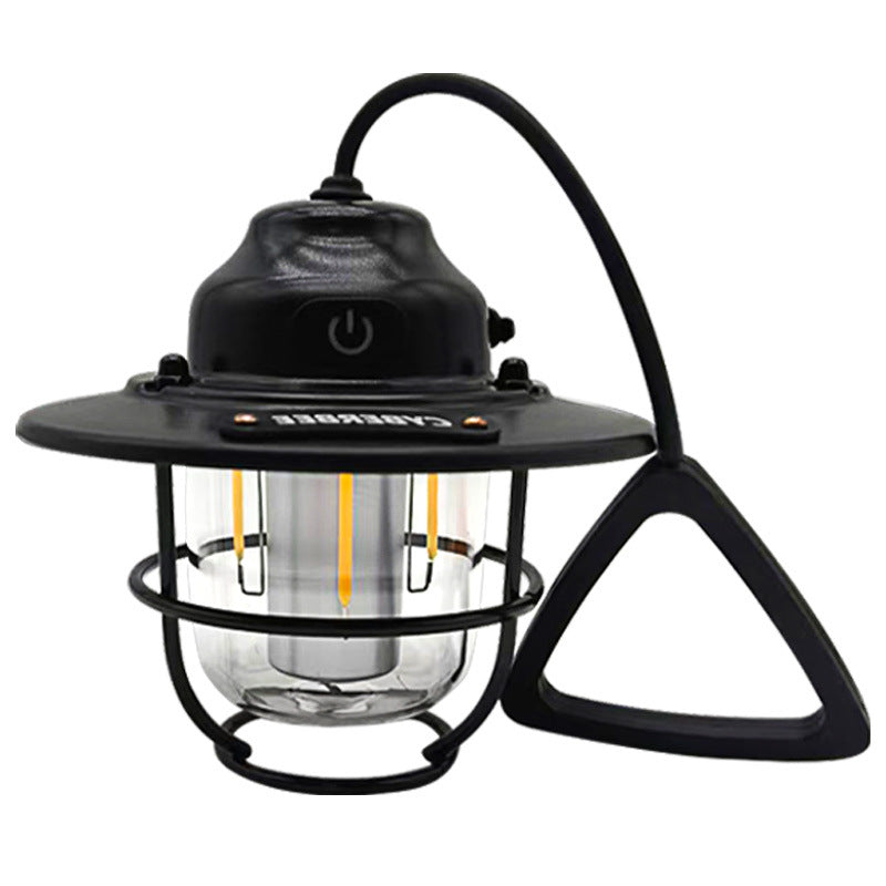 KAWELL Pine Cone Camping Lantern – Retro Portable Outdoor Light, Long Battery Life, Tent Ambient Lamp