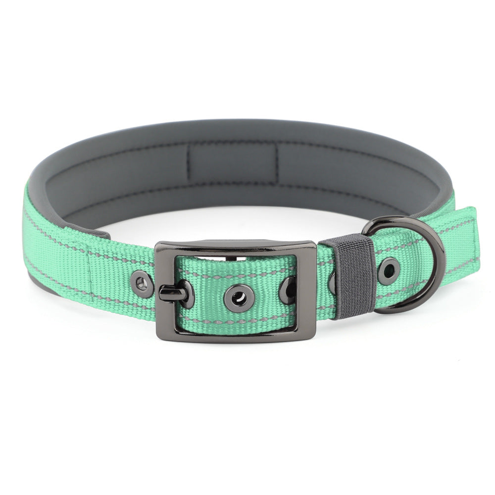 Neoprene Dog Collar – Reflective Comfortable Neck Collar for Small Medium Large Dogs