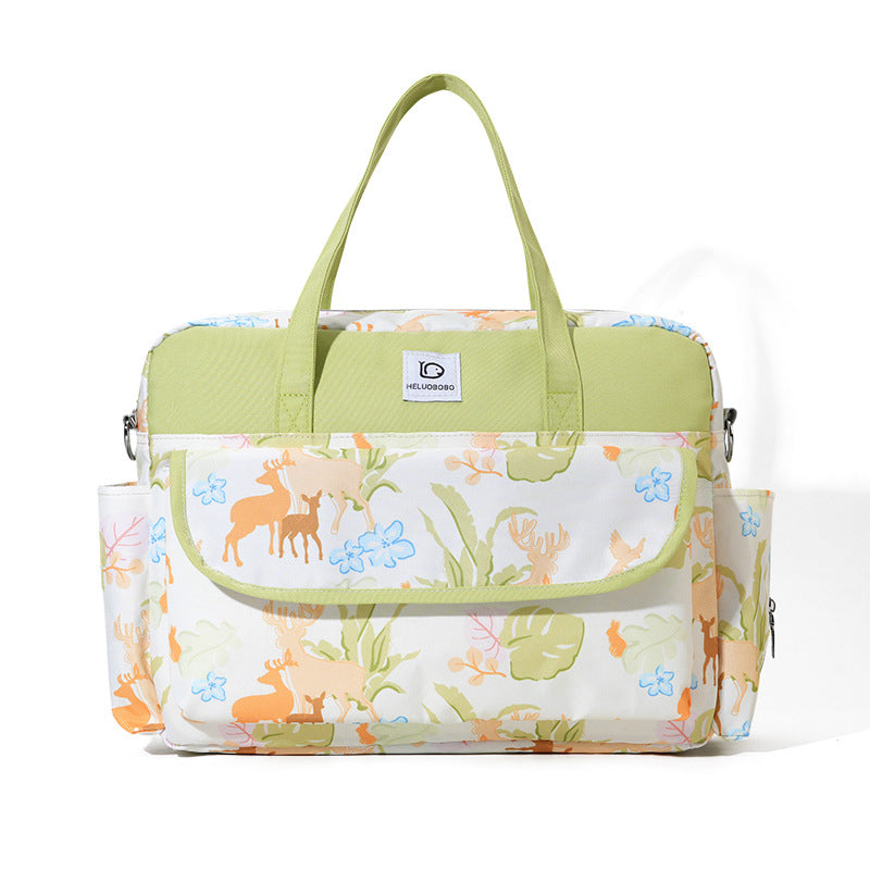 Multifunctional Mommy Bag – Insulated Bottle & Milk Powder Bag with Stroller Strap | 7 Designs