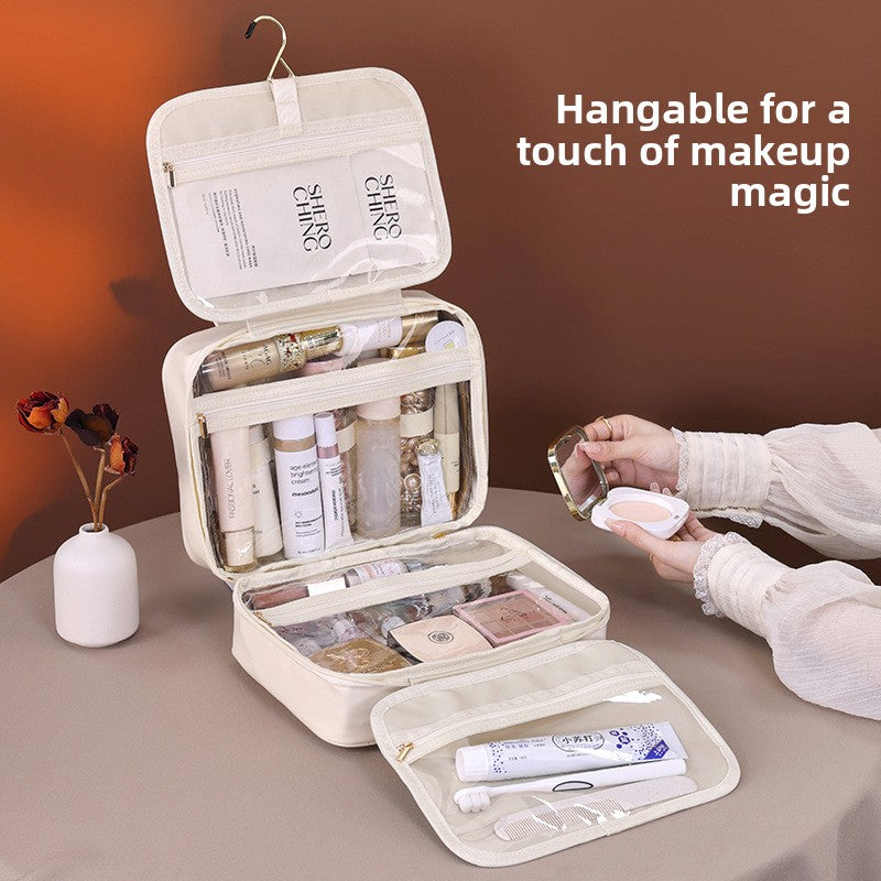 Hanging Cosmetic Bag – Large Capacity Waterproof Travel Makeup Organizer | 4 Colors