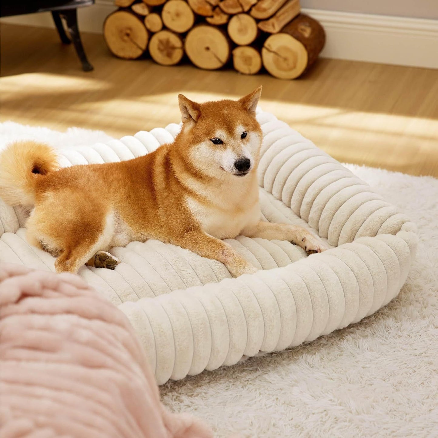 Warm Thickened Pet Sofa Bed — Soft Cat & Dog Cushion Mat | 8 Colors | S 50×48cm