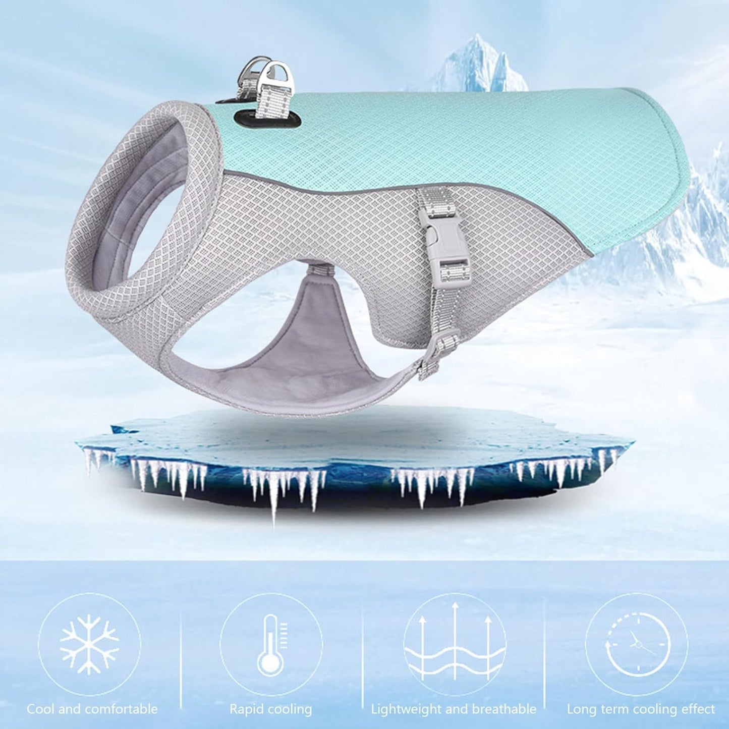 Summer Dog Cool Shirt – Breathable Thin Short Sleeve Heat Prevention Clothes for Puppies & Dogs