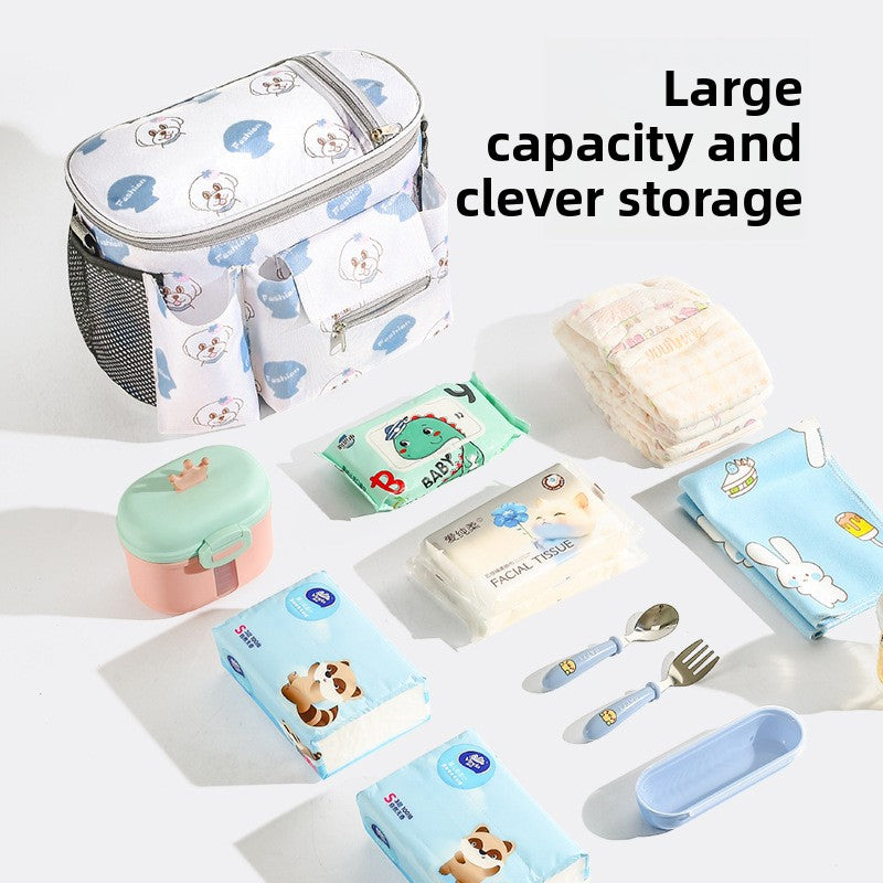 Mommy Bag – Lightweight Baby Stroller Organizer with Phone Pocket, Shoulder Strap & Hooks