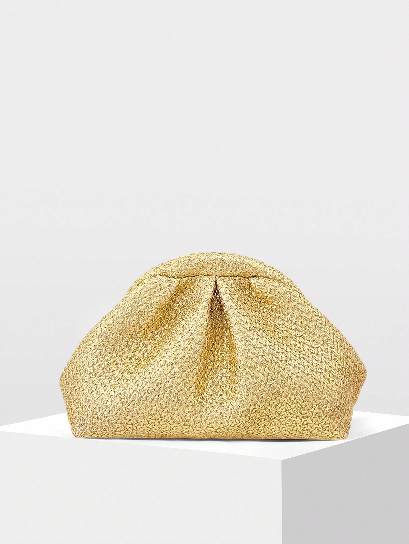 Gold Luxury Evening Clutch Bag for Women — Elegant Dinner Party Handbag