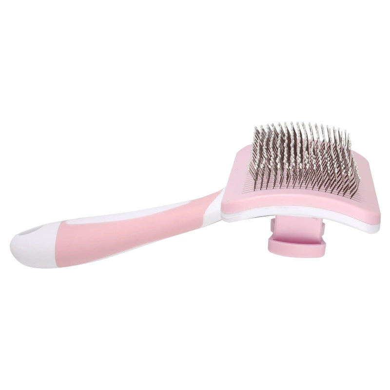 Pet Pin Comb for Dogs & Cats – Detangling Button Brush for Short & Long Hair