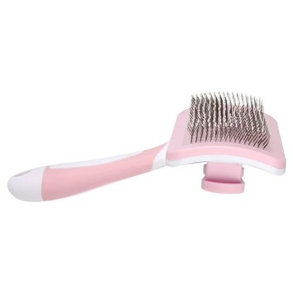 Pet Pin Comb for Dogs & Cats – Detangling Button Brush for Short & Long Hair