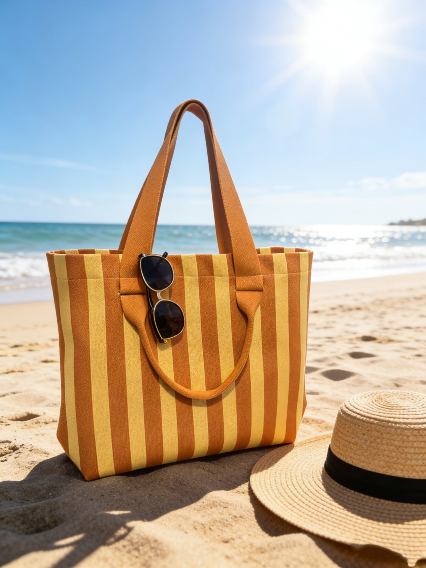 Handwoven Tote Bag | Knitted Beach Bag | Boho Shoulder Bag – 8 Colors