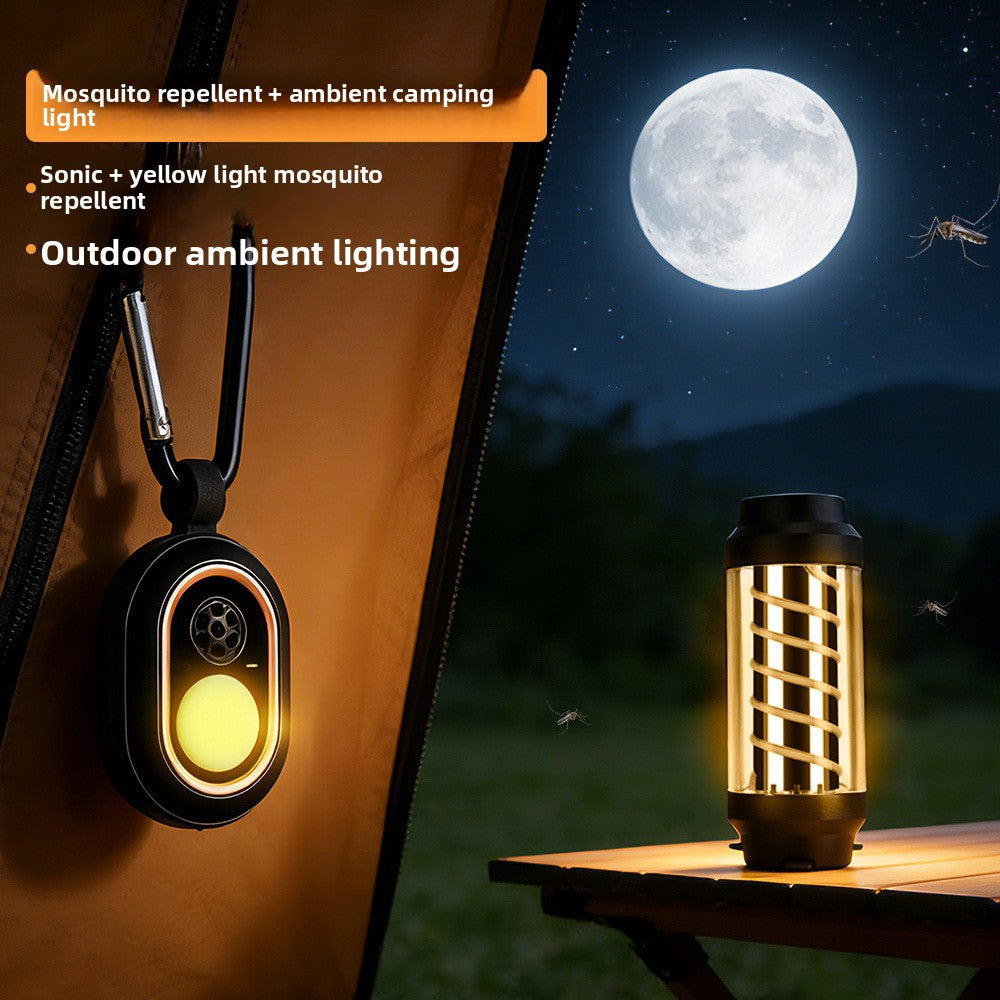Camping Mosquito Repellent Light – Waterproof Portable Ultrasonic Outdoor Lamp