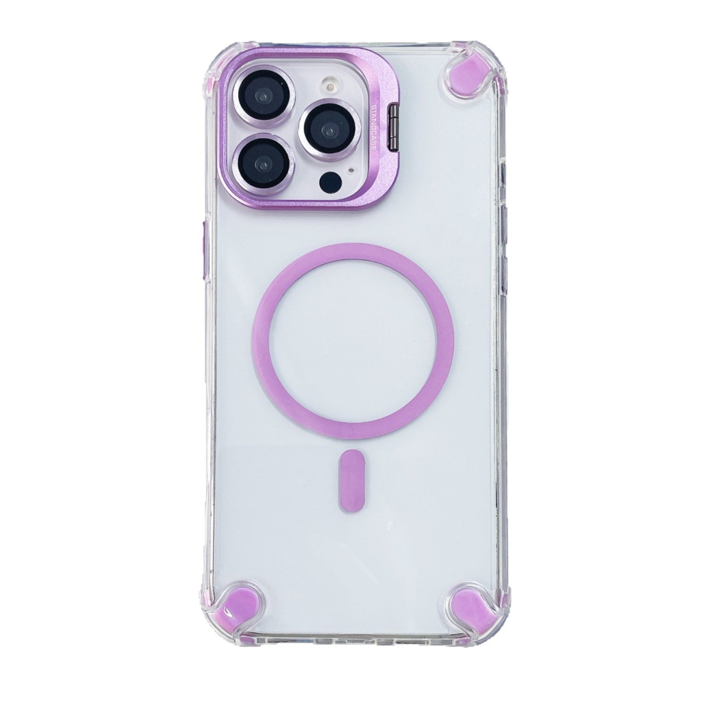 For iPhone 17 Pro Max Case | Magnetic Metal Lens Guard + Four-Corner Airbag Drop Protection