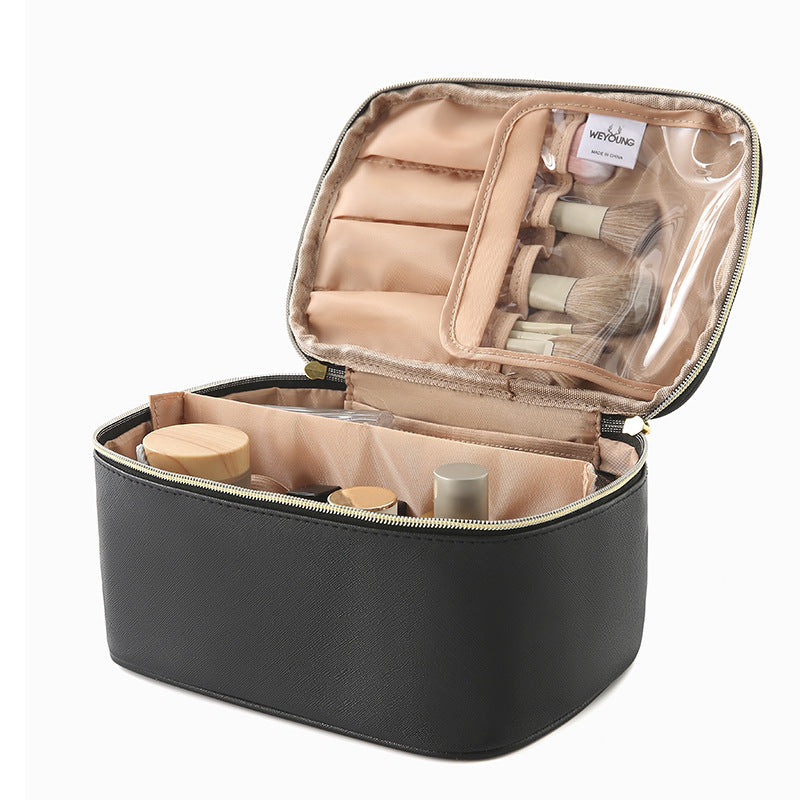 Large Capacity Travel Cosmetic Bag | Portable Toiletry Organizer for Women