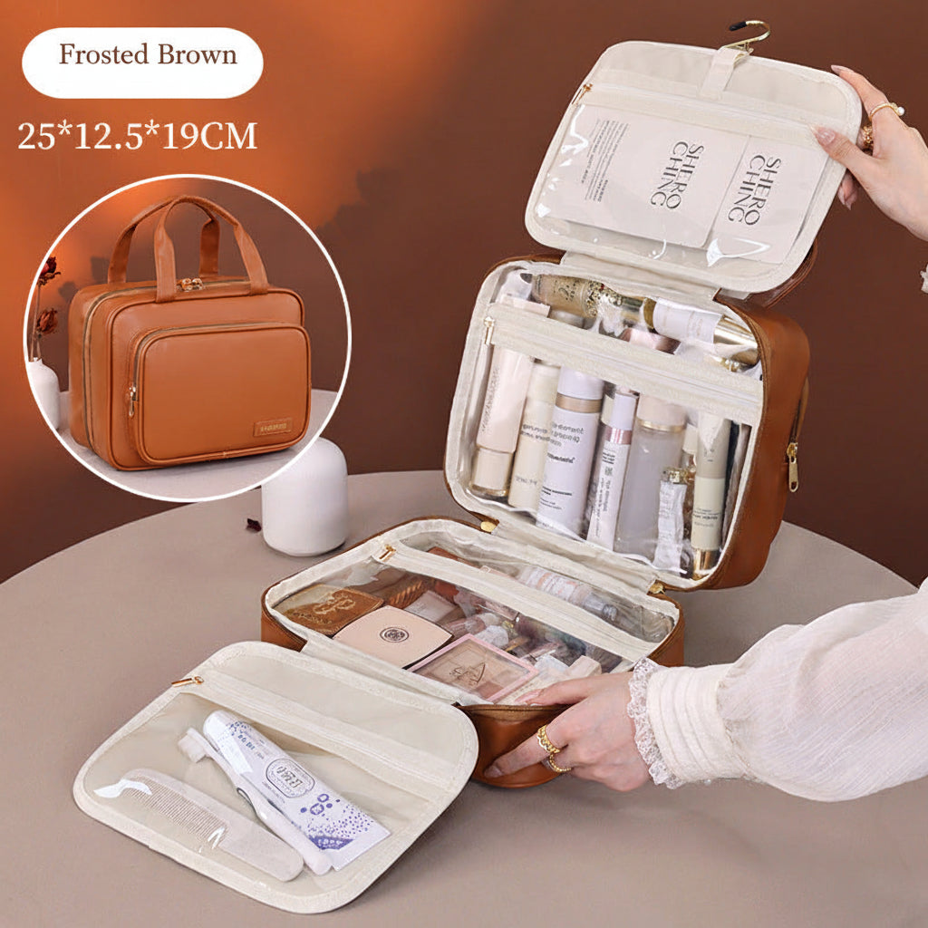 Hanging Cosmetic Bag – Large Capacity Waterproof Travel Makeup Organizer | 4 Colors