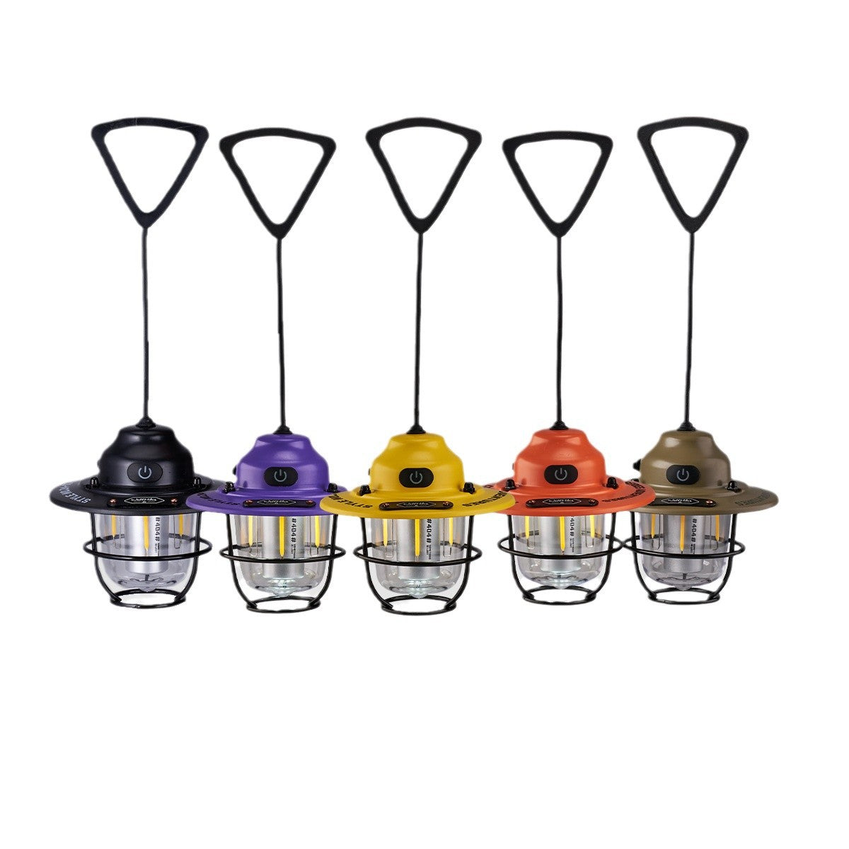 Pine Cone LED Camping Light – Waterproof Hanging Tent Lamp with Long Battery Life