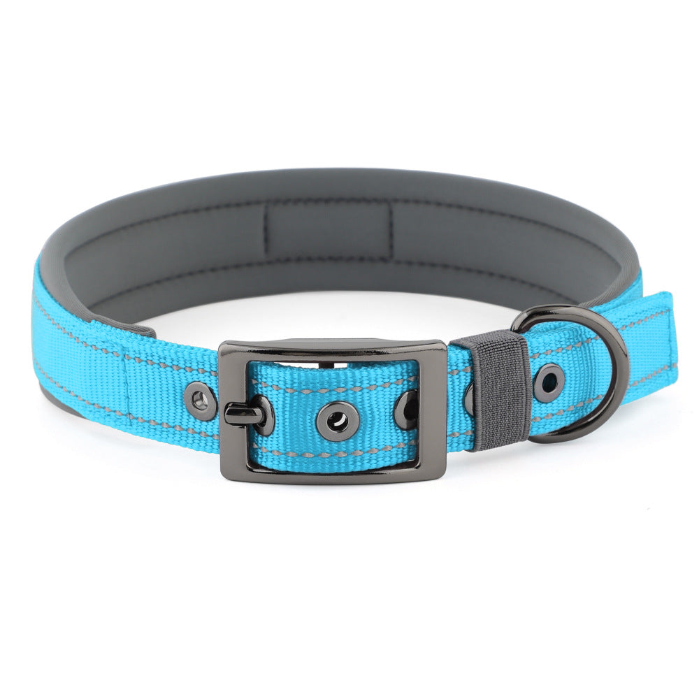 Neoprene Dog Collar – Reflective Comfortable Neck Collar for Small Medium Large Dogs
