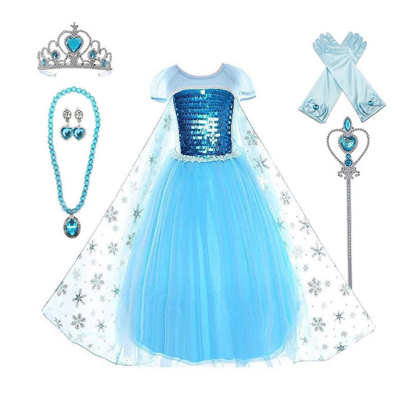 Princess Dress Halloween Child Costumes Party Dress up for Girls