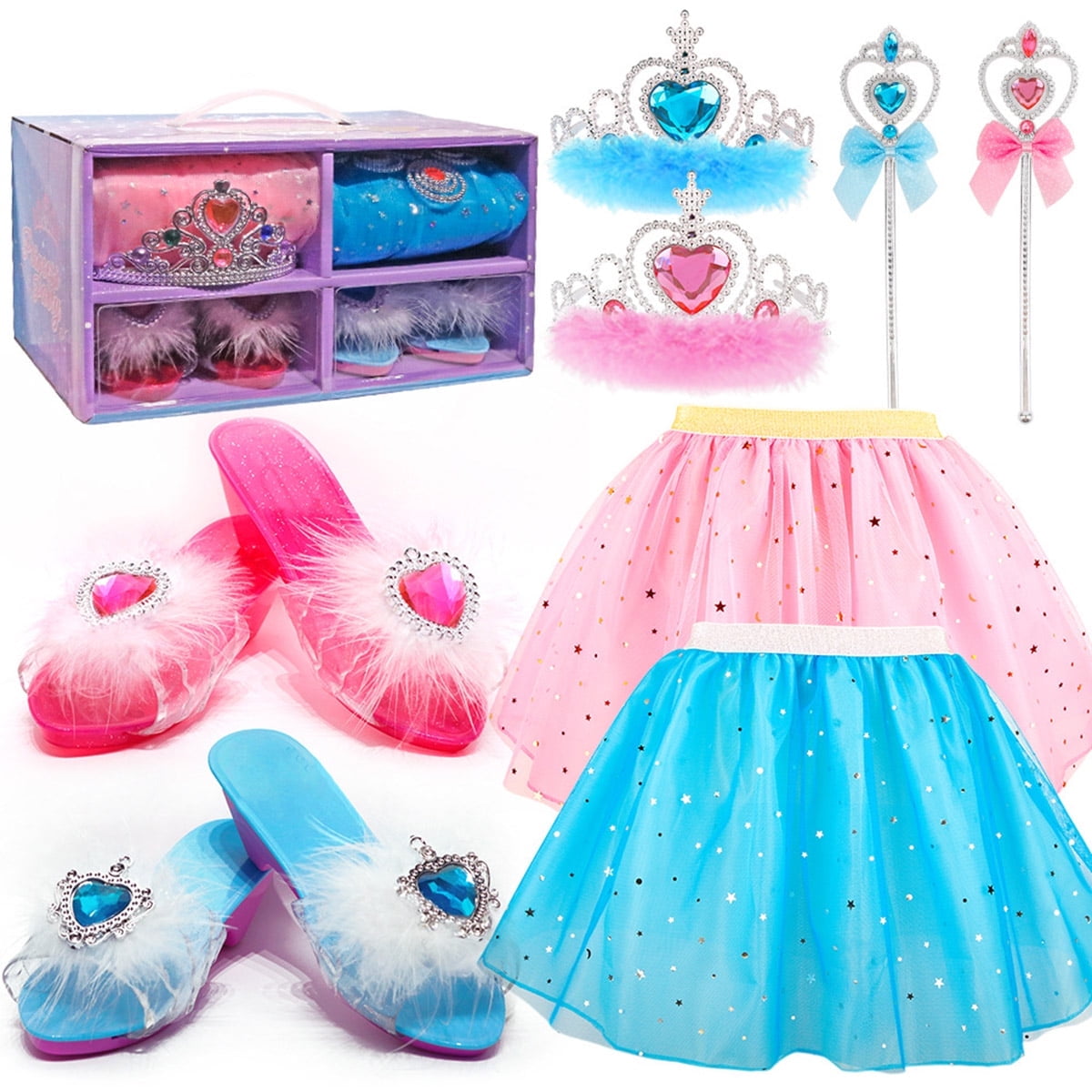 Toddler Princess Dress up Toys for 3 4 Year Old Girls Birthday Gifts