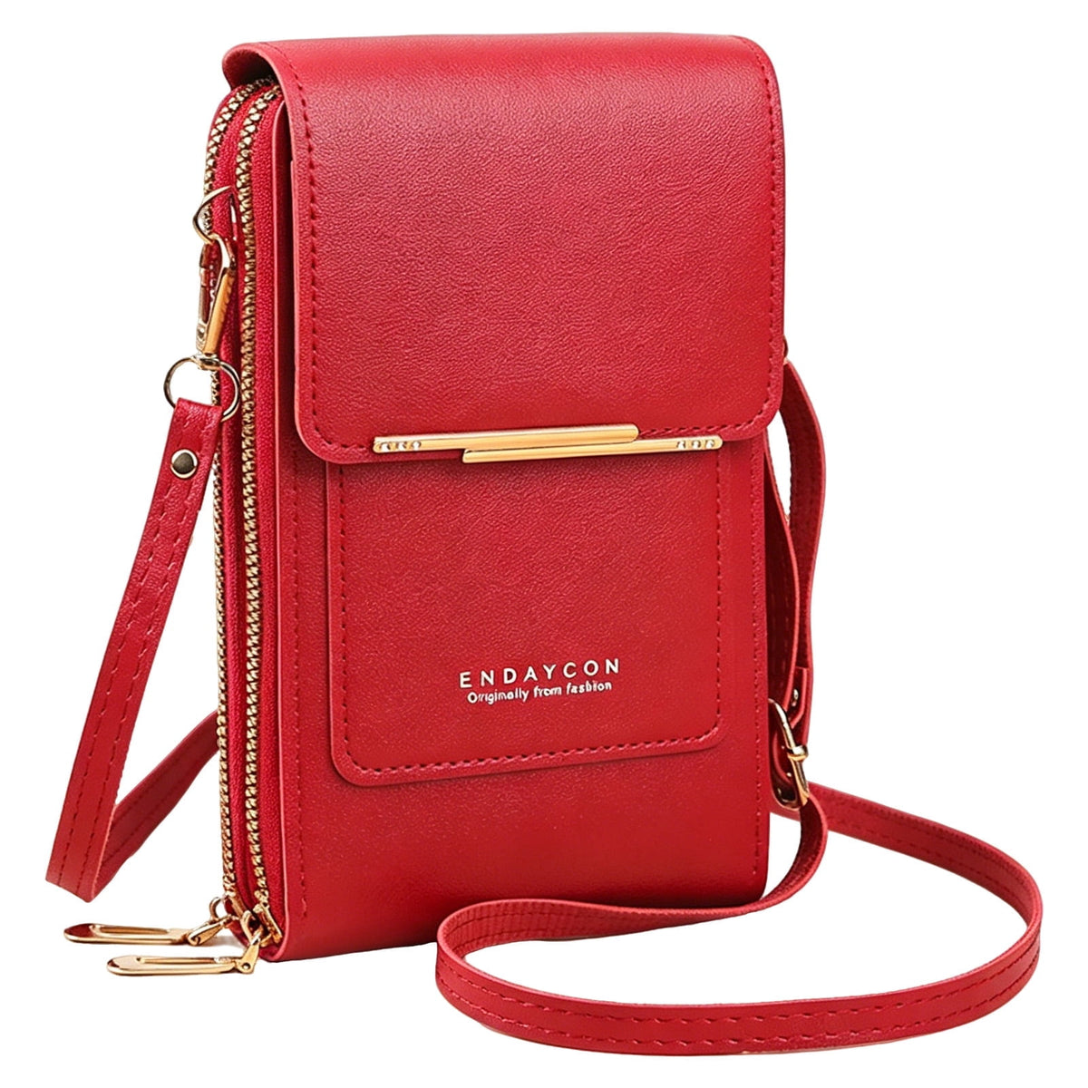 URSOFINE Multi-Purpose Crossbody Phone Bag, Touch Screen Window Wallet Purse, Adjustable Strap, Card Slots & Cash Pocket, Lightweight Shoulder Bag for Women