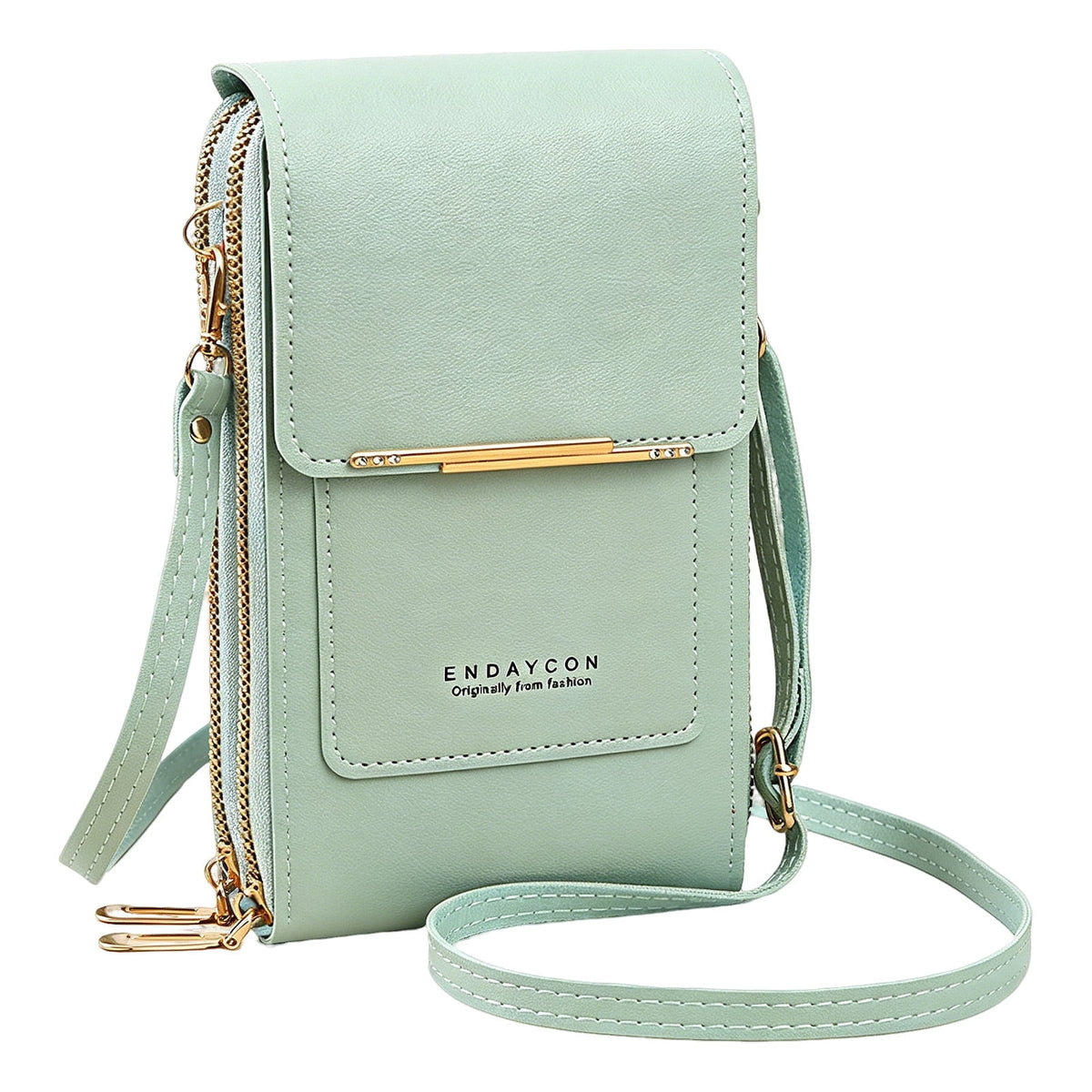 URSOFINE Multi-Purpose Crossbody Phone Bag, Touch Screen Window Wallet Purse, Adjustable Strap, Card Slots & Cash Pocket, Lightweight Shoulder Bag for Women
