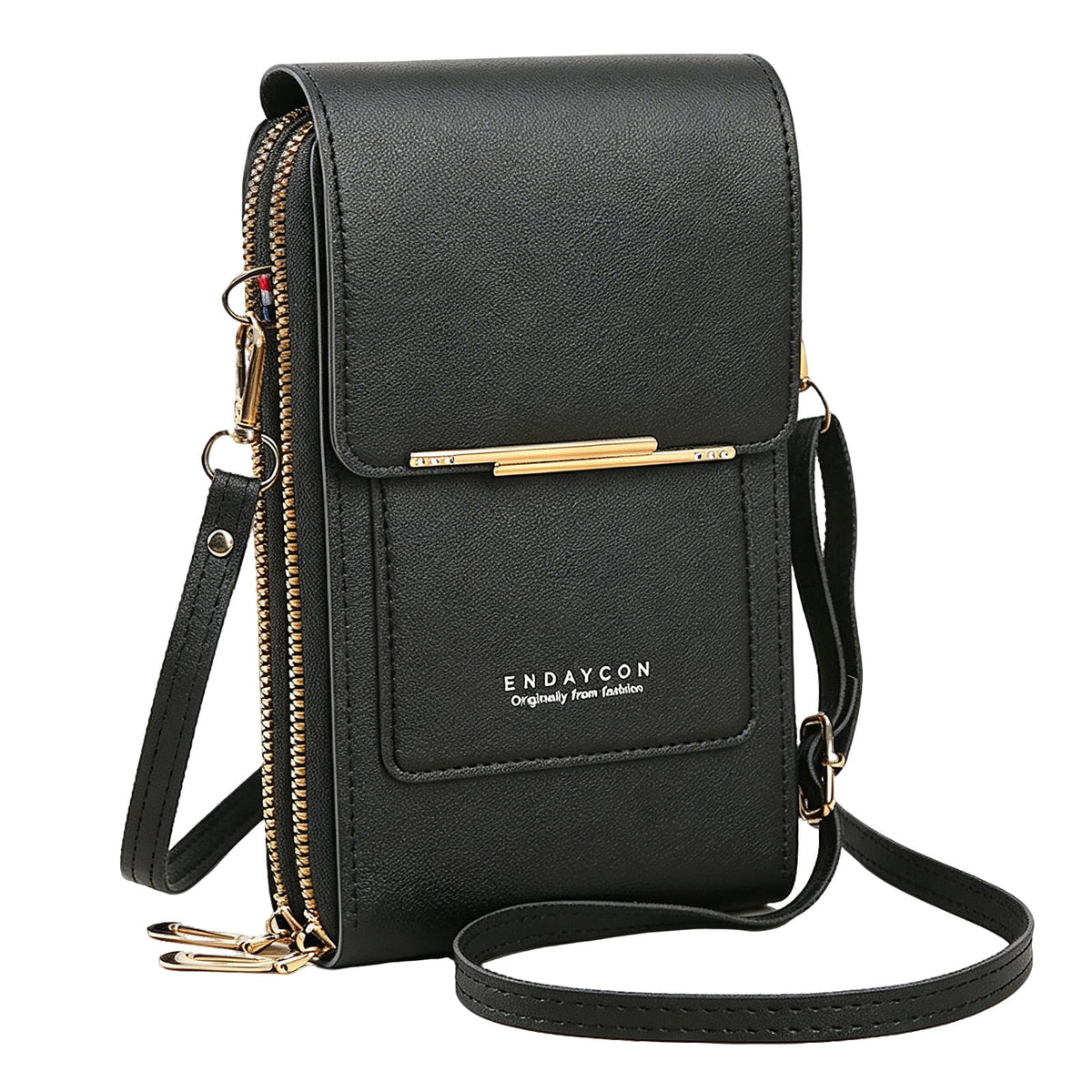 URSOFINE Multi-Purpose Crossbody Phone Bag, Touch Screen Window Wallet Purse, Adjustable Strap, Card Slots & Cash Pocket, Lightweight Shoulder Bag for Women