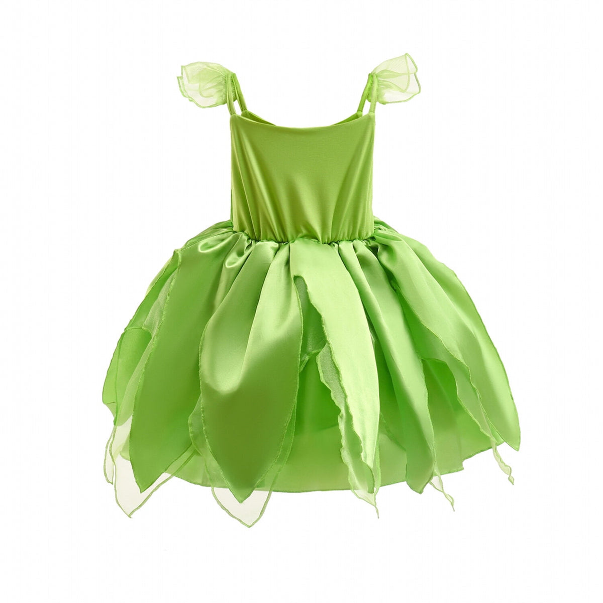 KAWELL Princess Green Costume Halloween Dress up Birthday Party Outfit