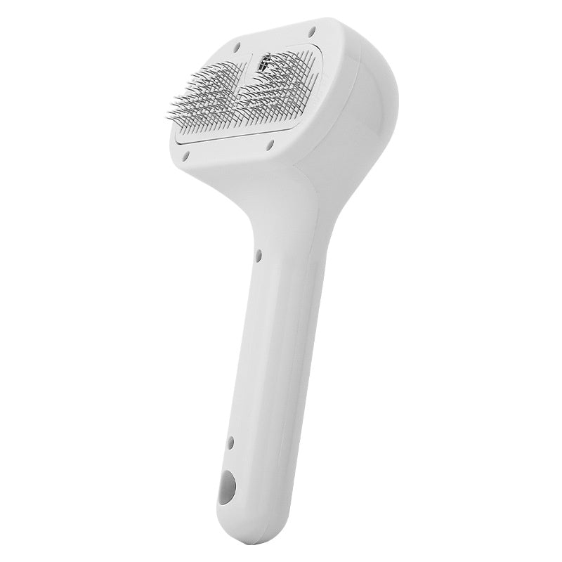 KAWELL Electric Pet Spray Pin Comb – Rechargeable Grooming Brush with Mist for Cats & Dogs