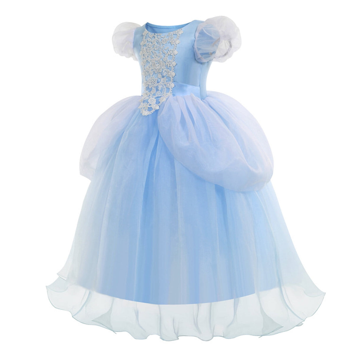 Kawell Princess Blue Toddler Girls Costume Dress Up Fancy Halloween Christmas Party