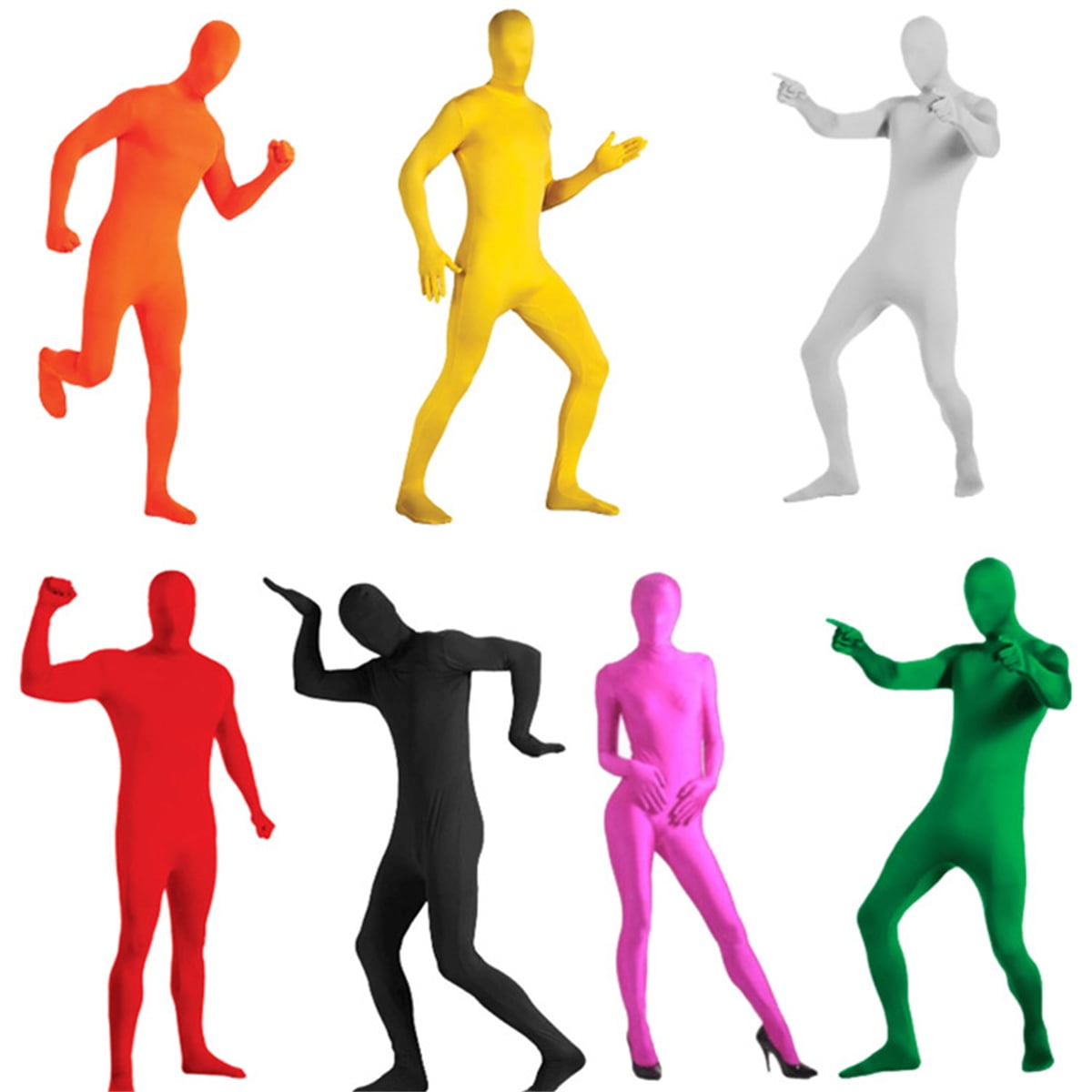 KAWELL FullBodysuit Kids Halloween Costume, Unisex Morph Suit for Kids, Skinsuit Costume