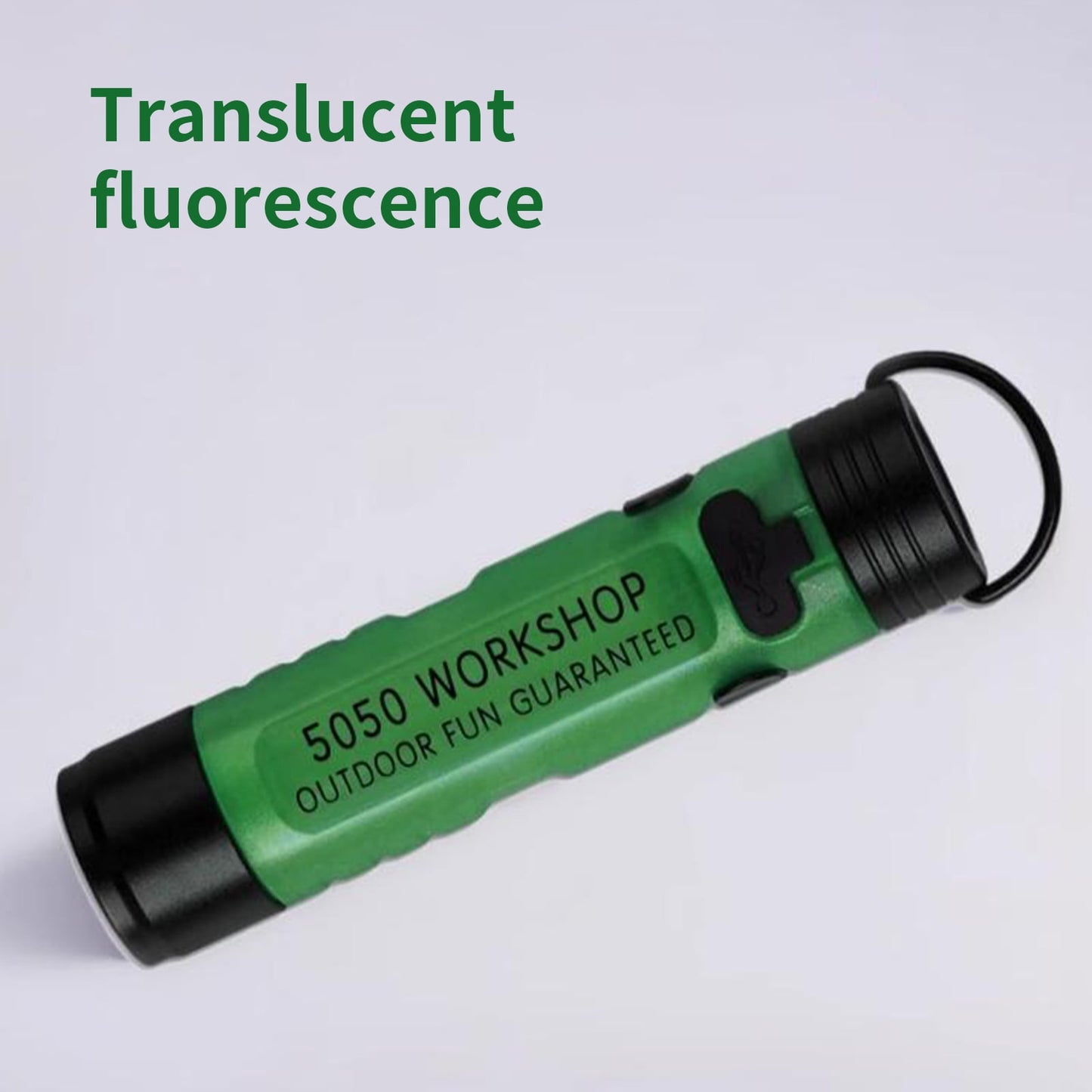 Rechargeable LED Clip Flashlight - 4 Brightness Modes, Compact Hands-Free Light for Camping, Running, Repairs