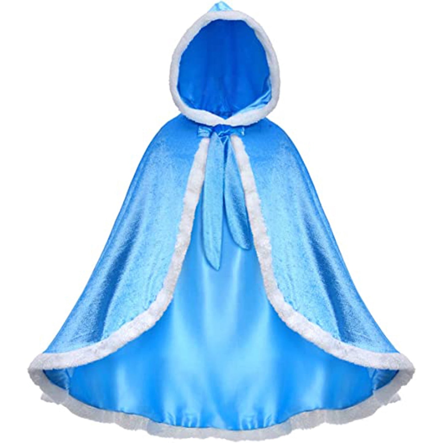 KAWELL Princess Hooded Cape Cloaks Costume for Girls Dress up, Child 3 to 12 Years