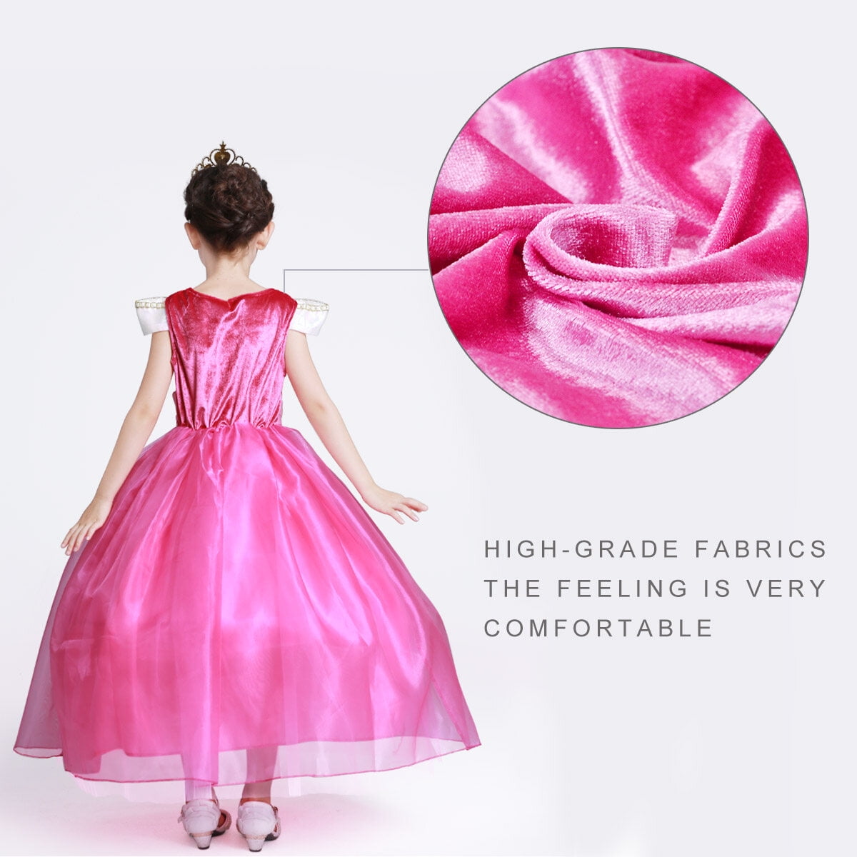 Princess Dress Child Halloween Party Fancy Dress Costumes for Girls 3-12 Years
