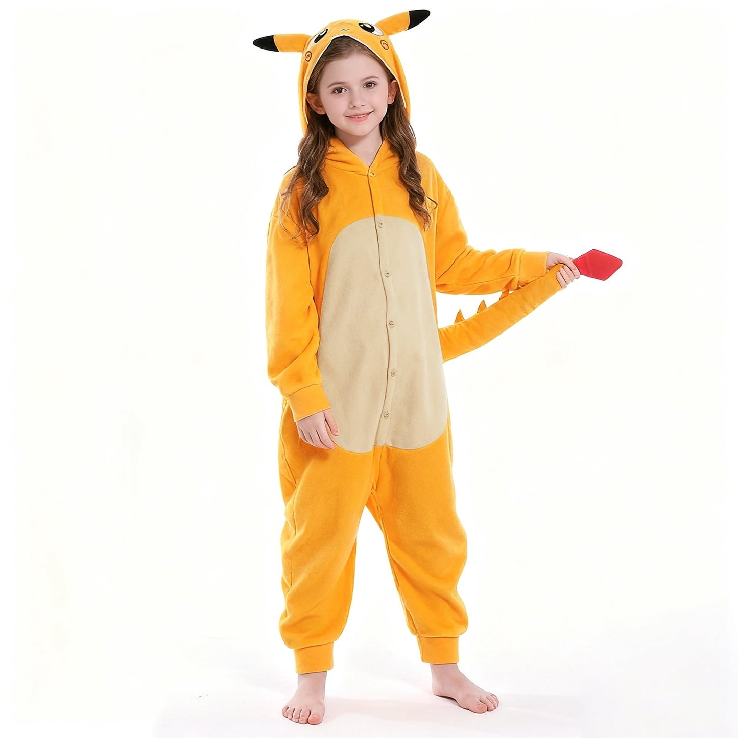 Onesie Pajamas Unisex Dragon Christmas Halloween Costume for 2-10Y
