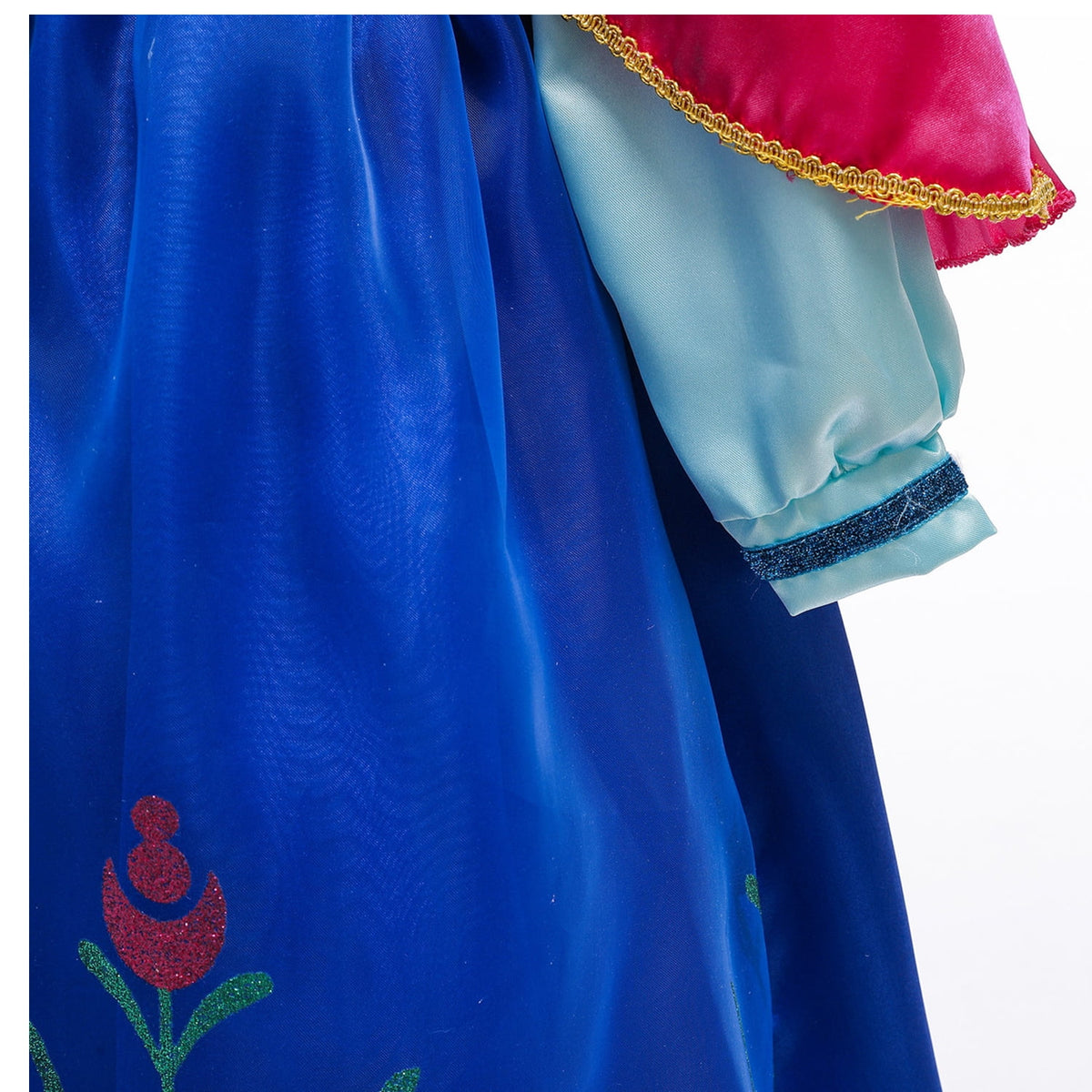 KAWELL Halloween Princess Costume Girls Dress with Cape Birthday Cosplay Dress up