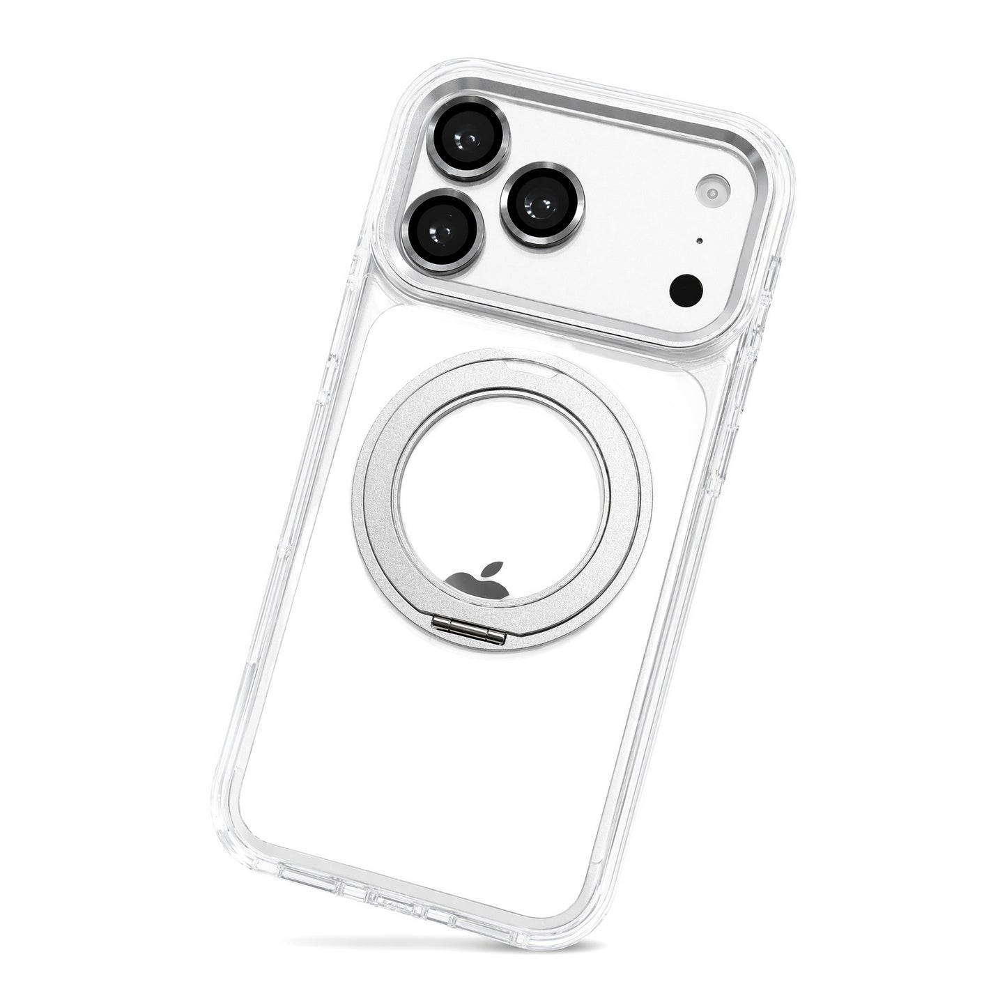 For iPhone 17 Pro Max Magnetic Stand Case | MagSafe Compatible | Military-Grade Drop Protection | Matte Translucent Ring Holder