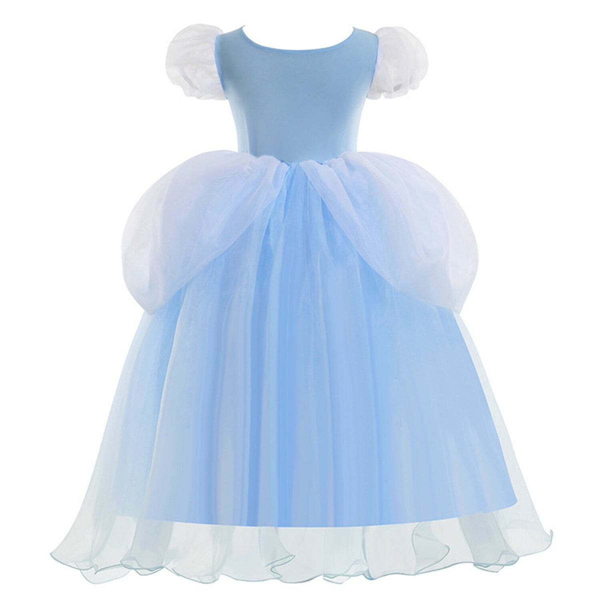 Kawell Princess Blue Toddler Girls Costume Dress Up Fancy Halloween Christmas Party