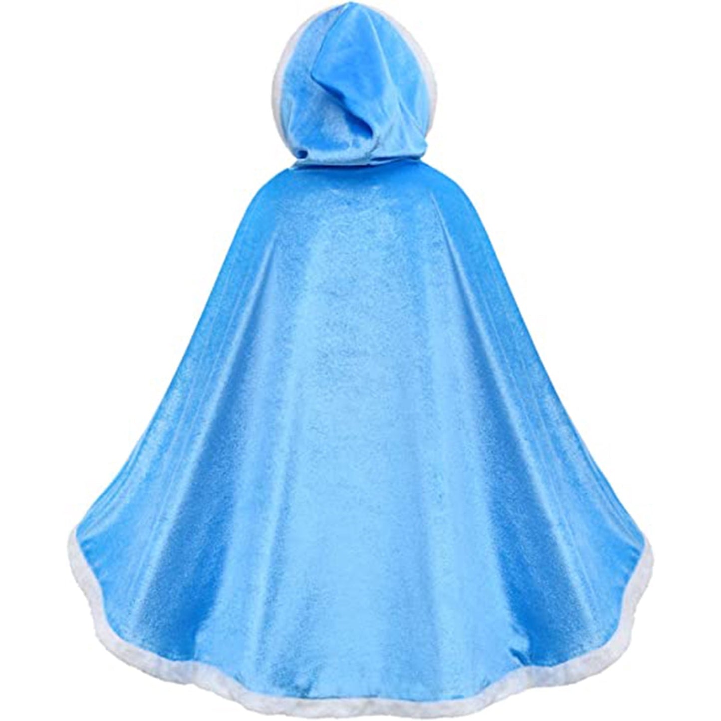 KAWELL Princess Hooded Cape Cloaks Costume for Girls Dress up, Child 3 to 12 Years