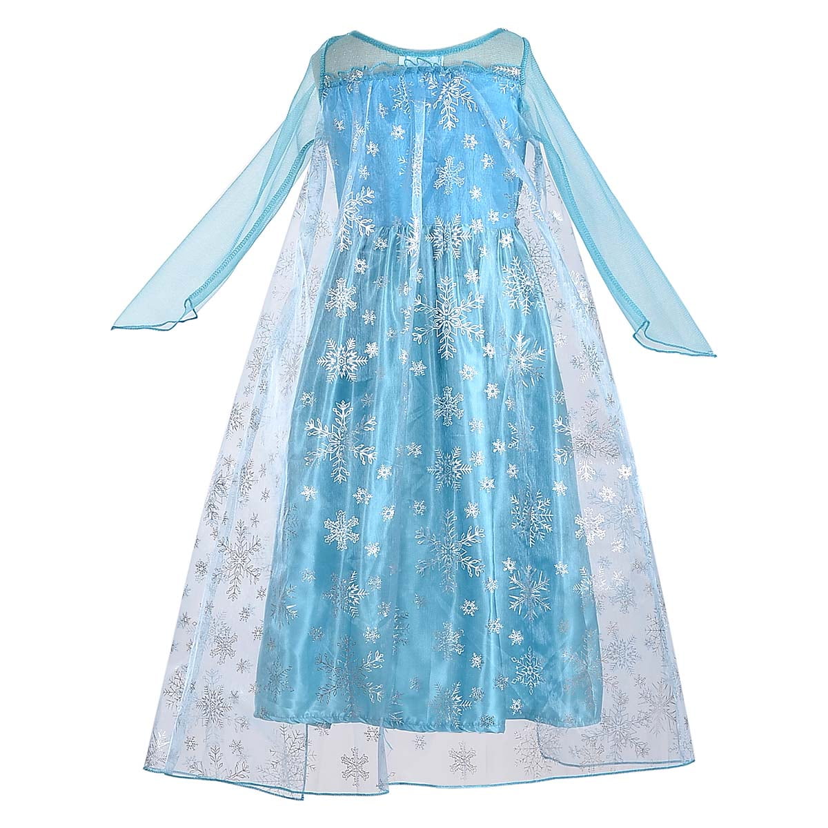 KAWELL Princess Costume for Girls Halloween Dress up with Crown,Mace,Gloves Accessories, Child 2T