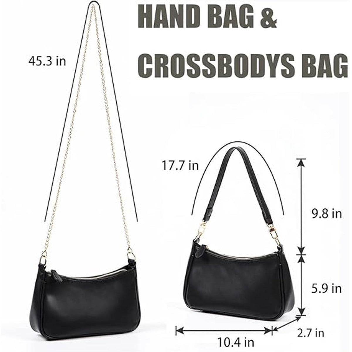 KAWELL Small Tote Shoulder Bags for Women Classic Crossbody Bags Cute Clutch Purse Handbag