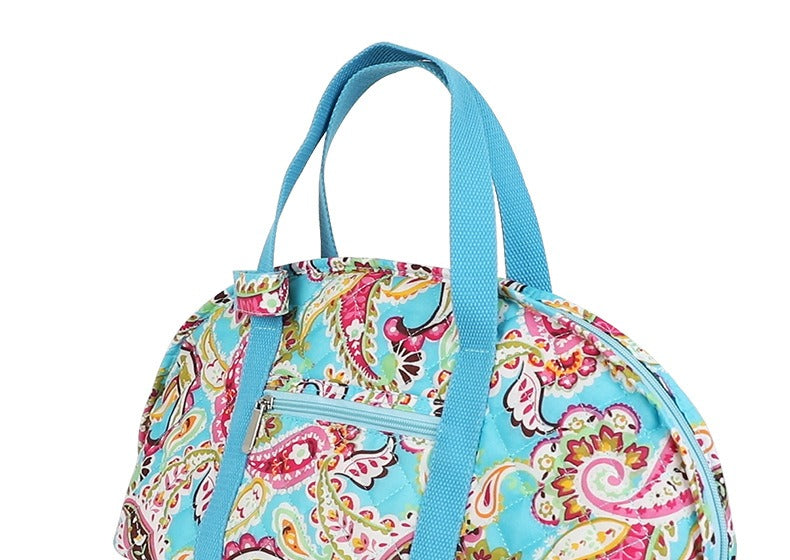 Colorful Cashew Flower Sewing Bag - Front View